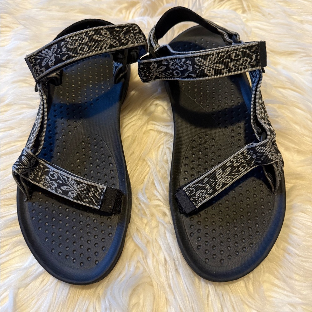 Teva Black and Gray Sandals